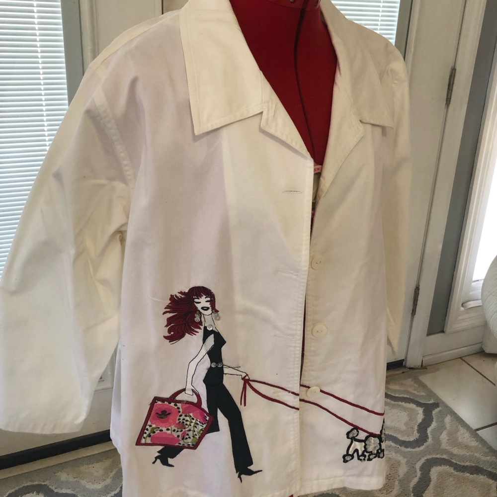 Great Cavalier White Embroidered Jacket